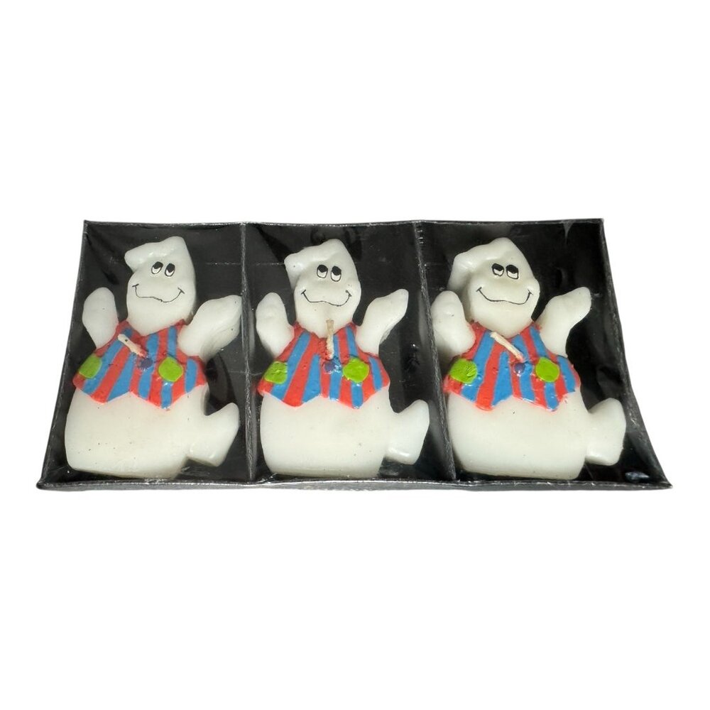 Luminescence Candles Halloween Floating Ghosts NIB - Retired